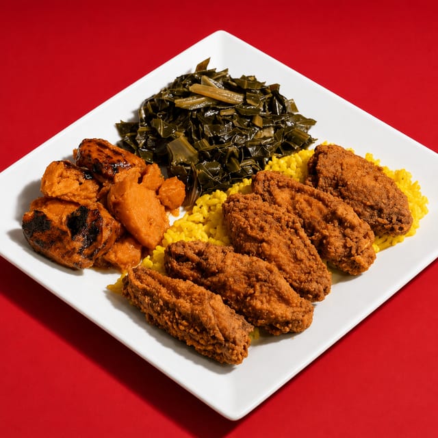 Fried Chicken Dinner.